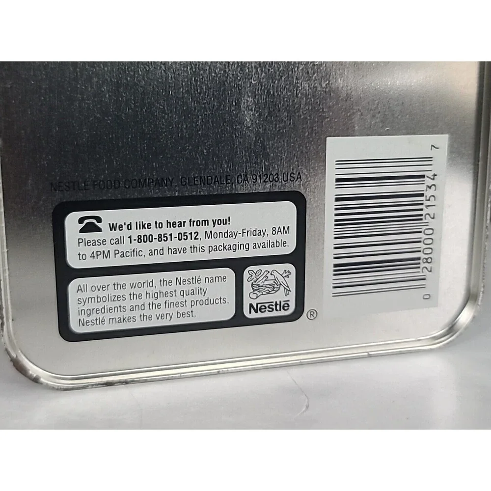 Nestle Toll House Walt Disney World 25th Anniversary Metal Advertising Tin 1996